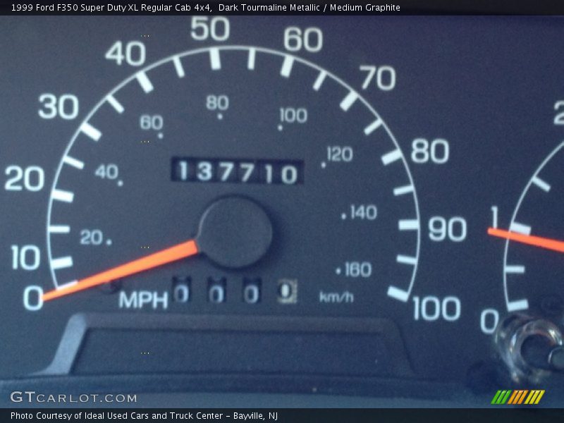 Dark Tourmaline Metallic / Medium Graphite 1999 Ford F350 Super Duty XL Regular Cab 4x4