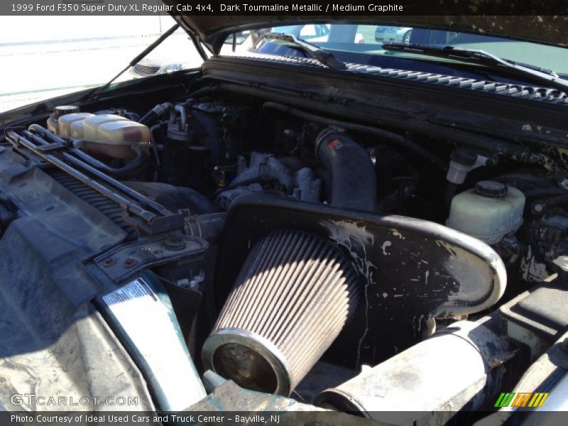 Dark Tourmaline Metallic / Medium Graphite 1999 Ford F350 Super Duty XL Regular Cab 4x4