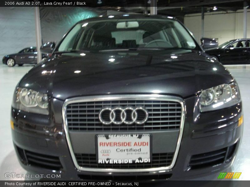 Lava Grey Pearl / Black 2006 Audi A3 2.0T