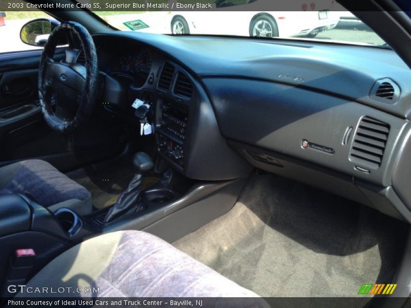 Superior Blue Metallic / Ebony Black 2003 Chevrolet Monte Carlo SS