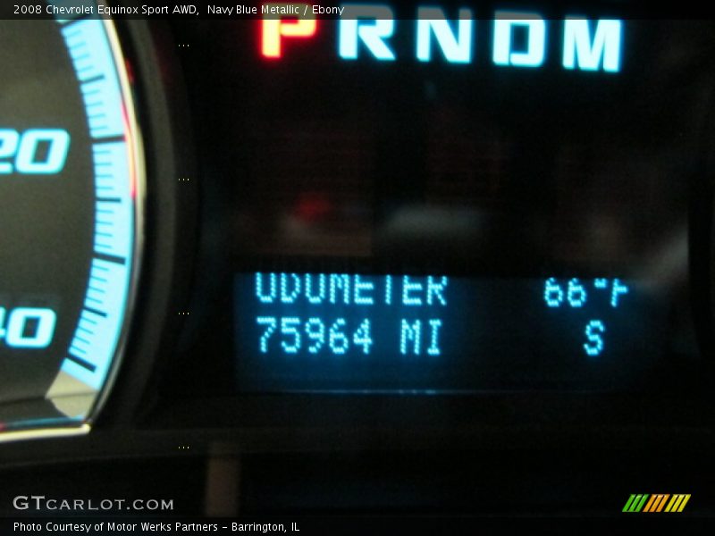 Navy Blue Metallic / Ebony 2008 Chevrolet Equinox Sport AWD