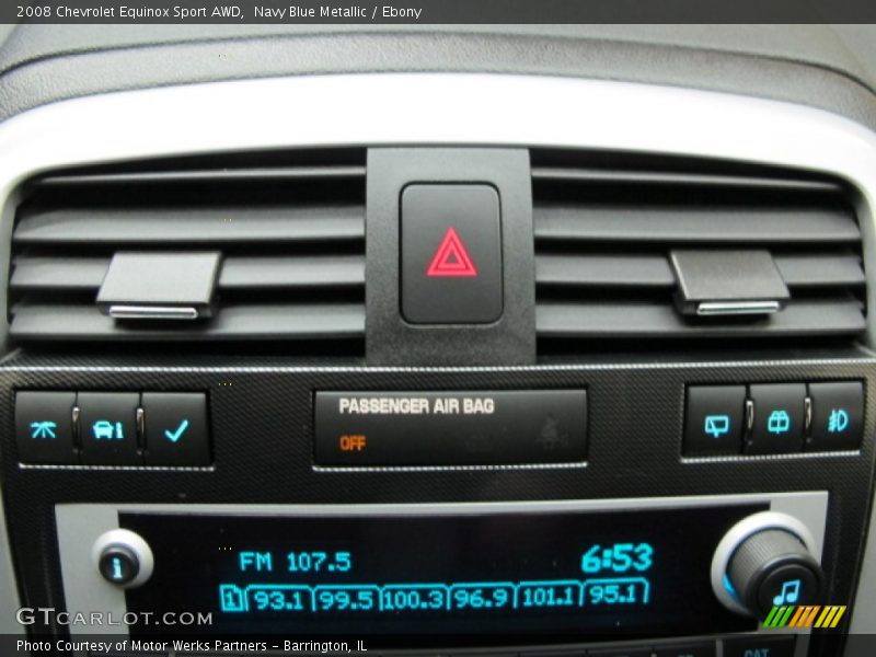Navy Blue Metallic / Ebony 2008 Chevrolet Equinox Sport AWD