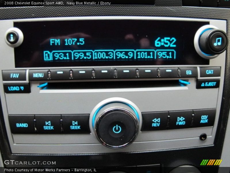 Navy Blue Metallic / Ebony 2008 Chevrolet Equinox Sport AWD