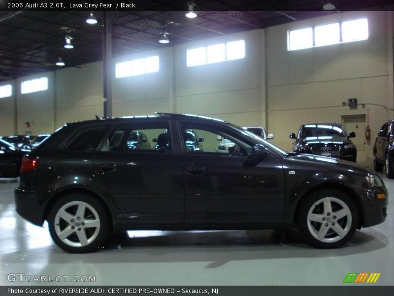 Lava Grey Pearl / Black 2006 Audi A3 2.0T