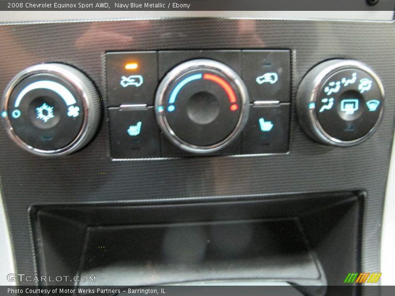 Navy Blue Metallic / Ebony 2008 Chevrolet Equinox Sport AWD