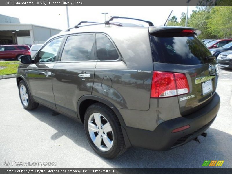 Tuscan Olive / Black 2012 Kia Sorento EX V6