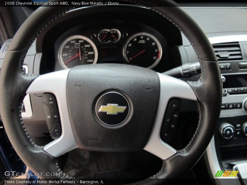 Navy Blue Metallic / Ebony 2008 Chevrolet Equinox Sport AWD