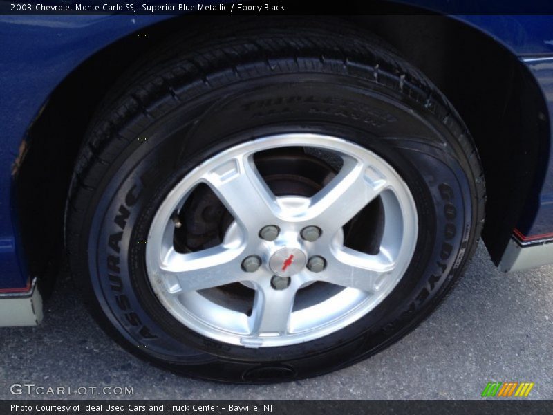 Superior Blue Metallic / Ebony Black 2003 Chevrolet Monte Carlo SS