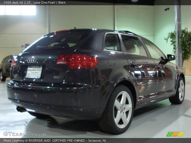 Lava Grey Pearl / Black 2006 Audi A3 2.0T