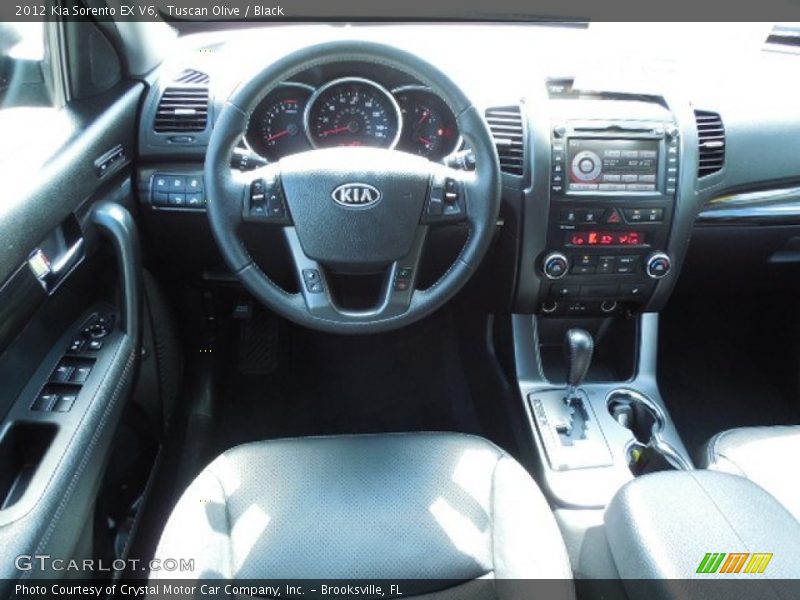 Tuscan Olive / Black 2012 Kia Sorento EX V6