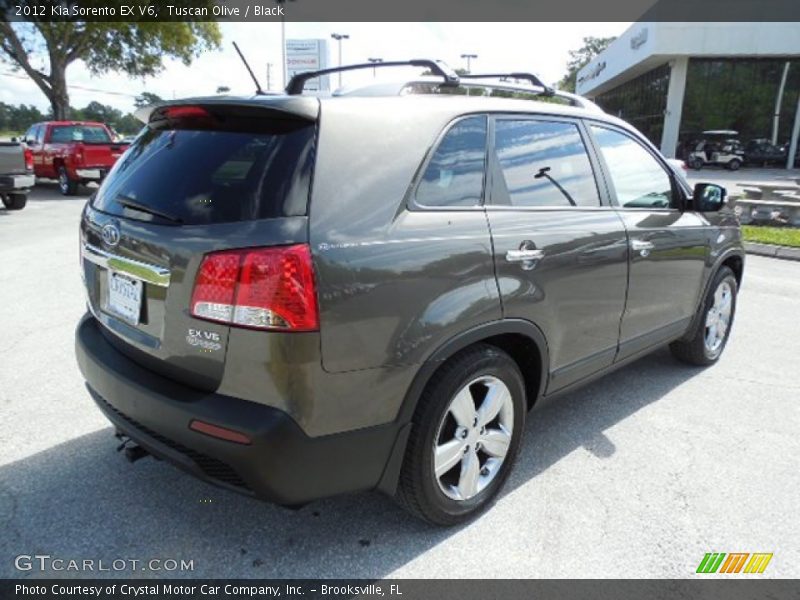 Tuscan Olive / Black 2012 Kia Sorento EX V6