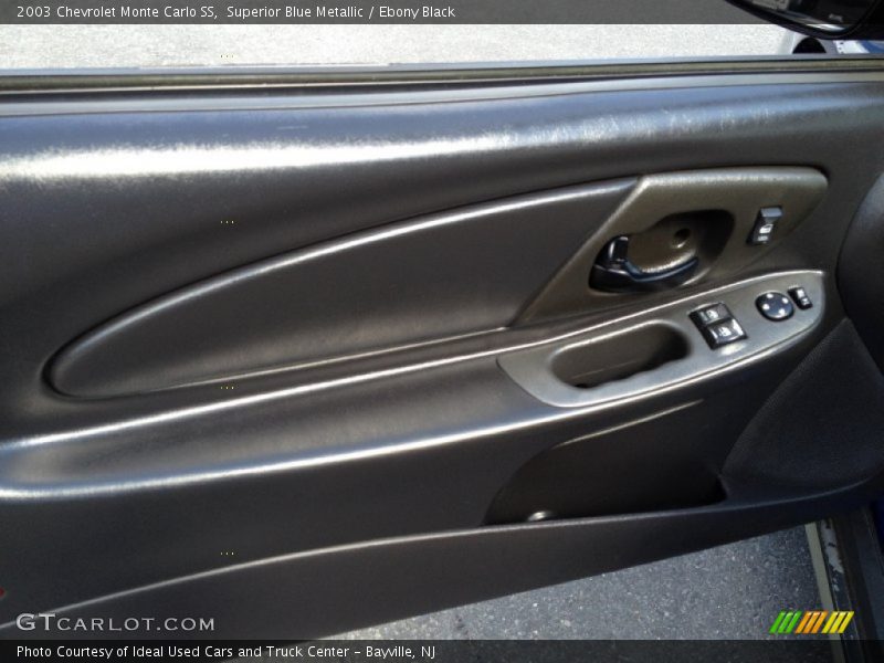 Superior Blue Metallic / Ebony Black 2003 Chevrolet Monte Carlo SS