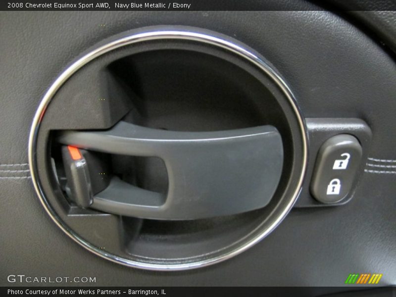 Navy Blue Metallic / Ebony 2008 Chevrolet Equinox Sport AWD