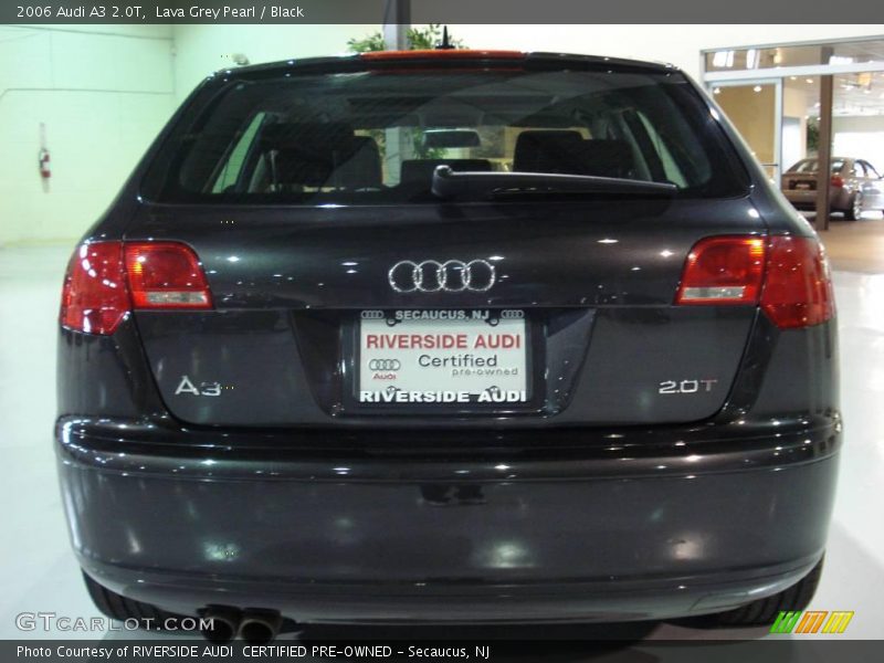 Lava Grey Pearl / Black 2006 Audi A3 2.0T