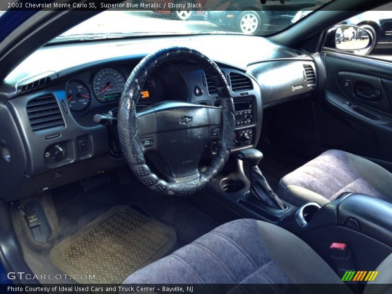 Superior Blue Metallic / Ebony Black 2003 Chevrolet Monte Carlo SS