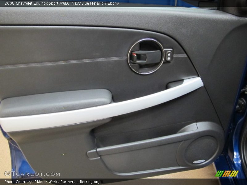 Navy Blue Metallic / Ebony 2008 Chevrolet Equinox Sport AWD