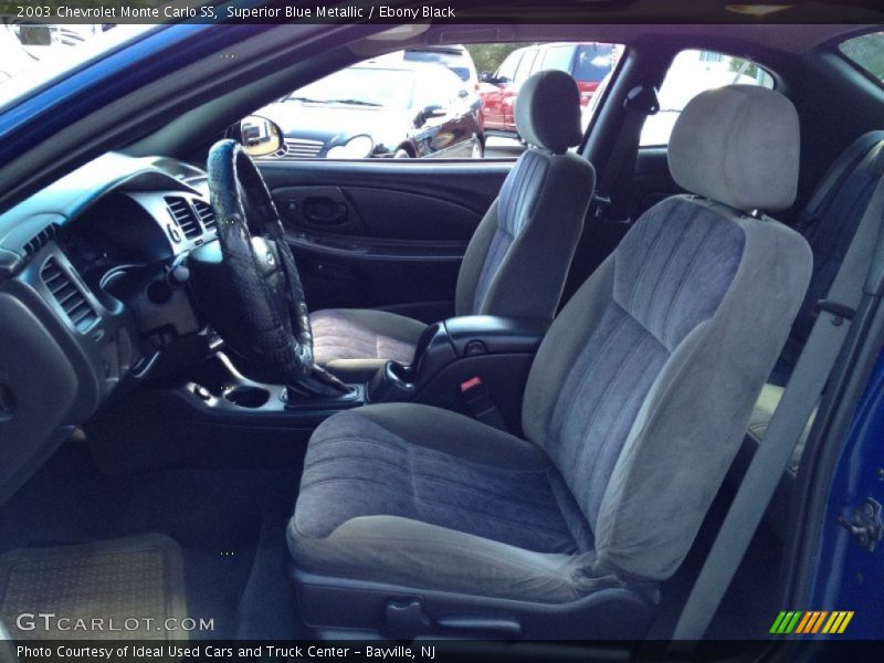 Superior Blue Metallic / Ebony Black 2003 Chevrolet Monte Carlo SS