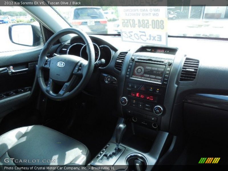 Tuscan Olive / Black 2012 Kia Sorento EX V6