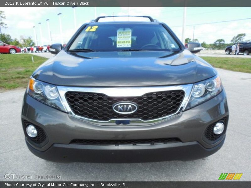 Tuscan Olive / Black 2012 Kia Sorento EX V6