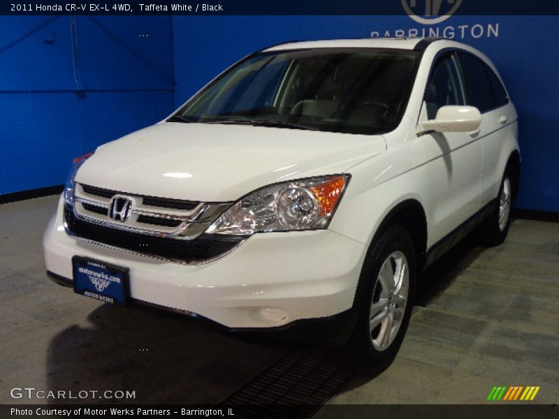 Taffeta White / Black 2011 Honda CR-V EX-L 4WD
