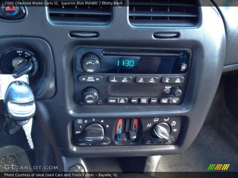 Superior Blue Metallic / Ebony Black 2003 Chevrolet Monte Carlo SS