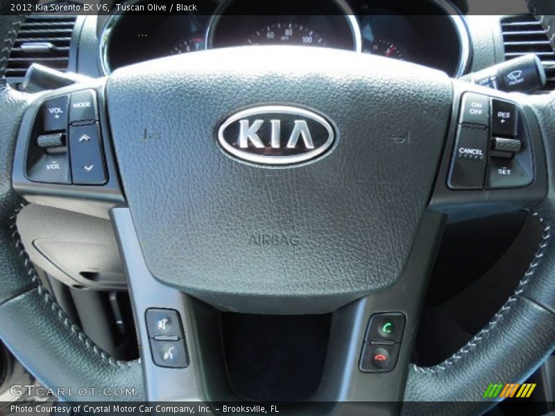Tuscan Olive / Black 2012 Kia Sorento EX V6