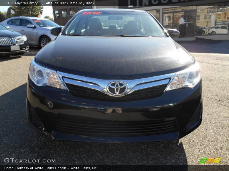 Attitude Black Metallic / Black 2012 Toyota Camry LE