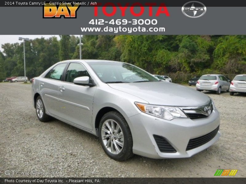 Classic Silver Metallic / Ash 2014 Toyota Camry LE