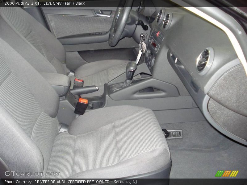 Lava Grey Pearl / Black 2006 Audi A3 2.0T