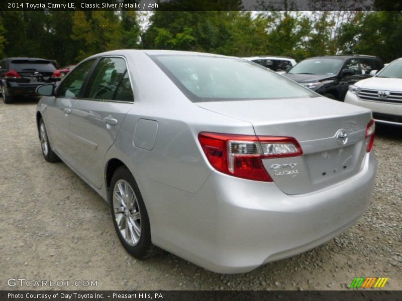 Classic Silver Metallic / Ash 2014 Toyota Camry LE