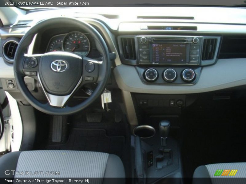 Super White / Ash 2013 Toyota RAV4 LE AWD
