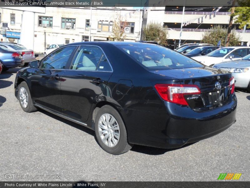 Attitude Black Metallic / Black 2012 Toyota Camry LE