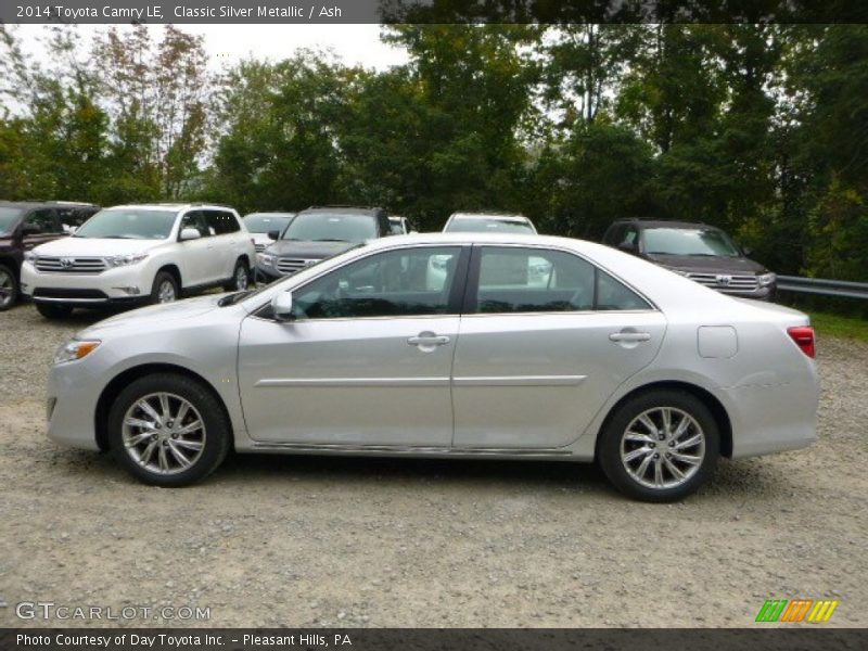  2014 Camry LE Classic Silver Metallic