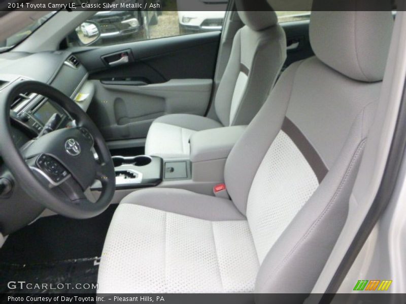 Front Seat of 2014 Camry LE