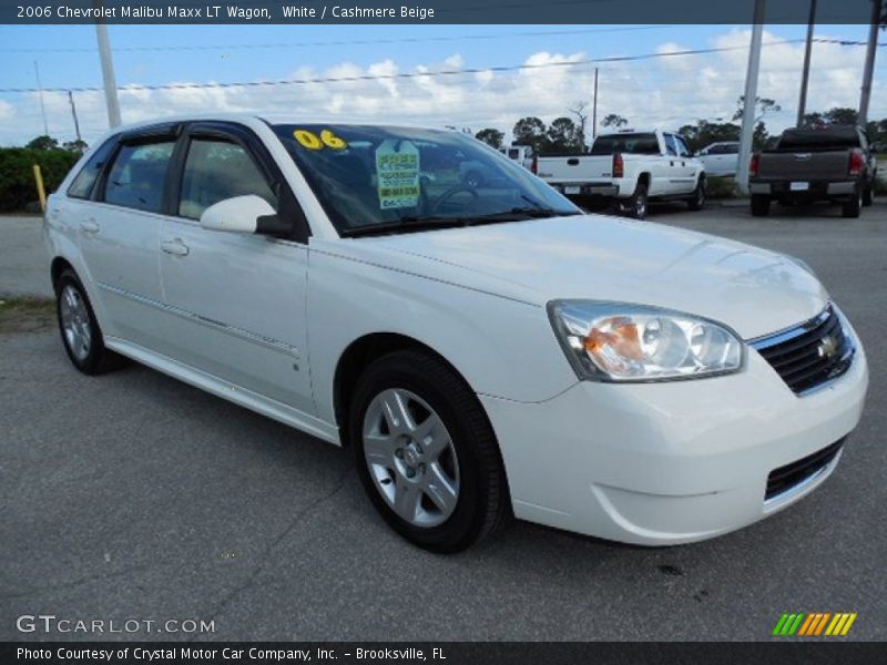 White / Cashmere Beige 2006 Chevrolet Malibu Maxx LT Wagon