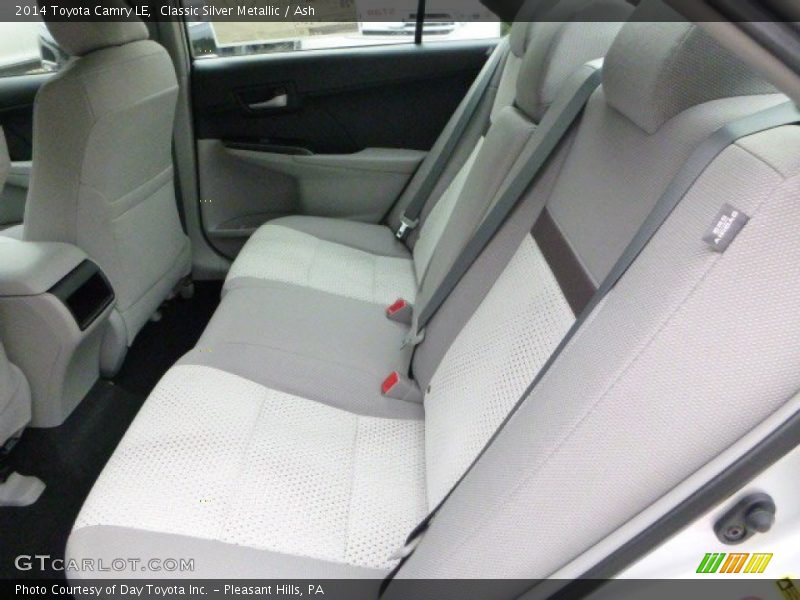 Rear Seat of 2014 Camry LE