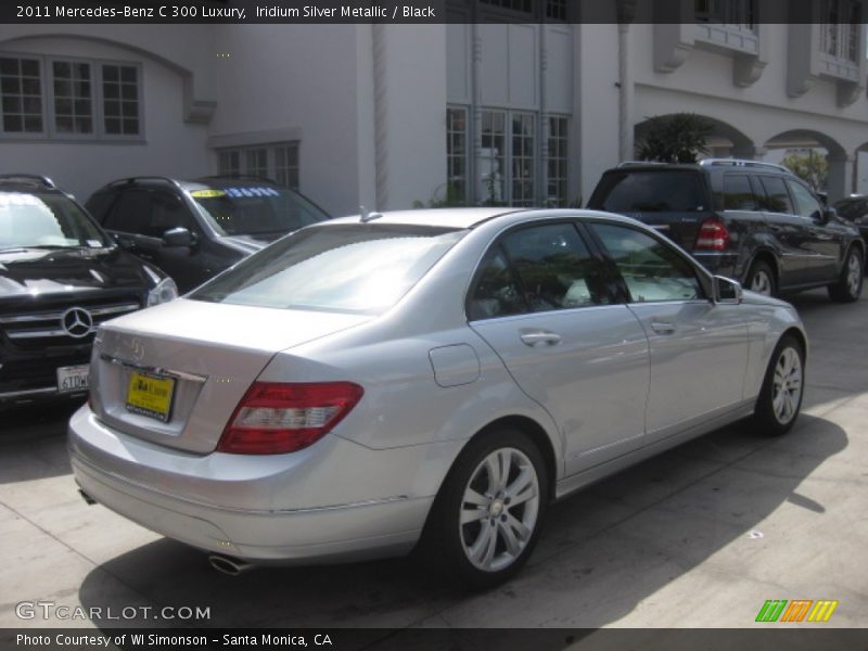 Iridium Silver Metallic / Black 2011 Mercedes-Benz C 300 Luxury