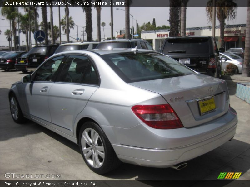 Iridium Silver Metallic / Black 2011 Mercedes-Benz C 300 Luxury