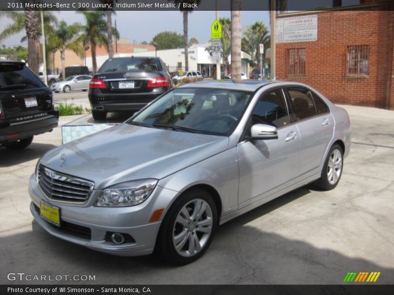 Iridium Silver Metallic / Black 2011 Mercedes-Benz C 300 Luxury