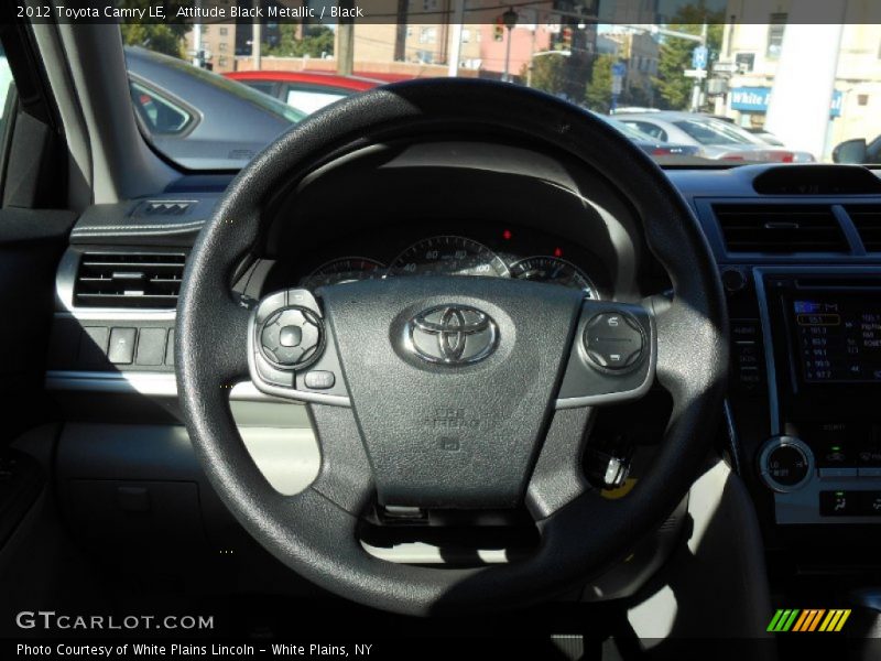 Attitude Black Metallic / Black 2012 Toyota Camry LE