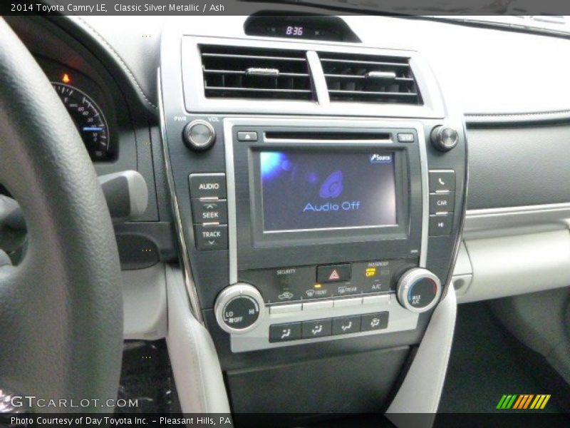 Controls of 2014 Camry LE