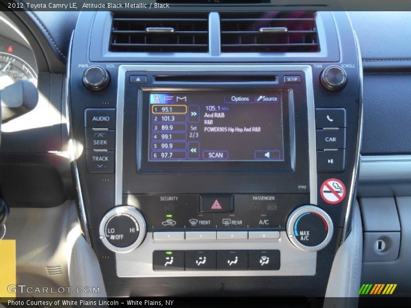 Attitude Black Metallic / Black 2012 Toyota Camry LE