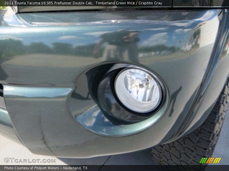 Timberland Green Mica / Graphite Gray 2011 Toyota Tacoma V6 SR5 PreRunner Double Cab