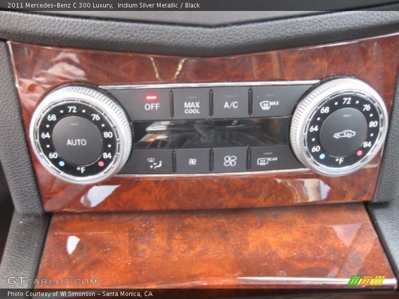 Iridium Silver Metallic / Black 2011 Mercedes-Benz C 300 Luxury