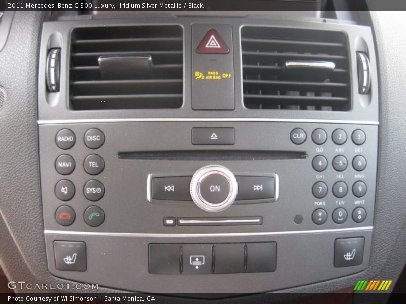 Iridium Silver Metallic / Black 2011 Mercedes-Benz C 300 Luxury