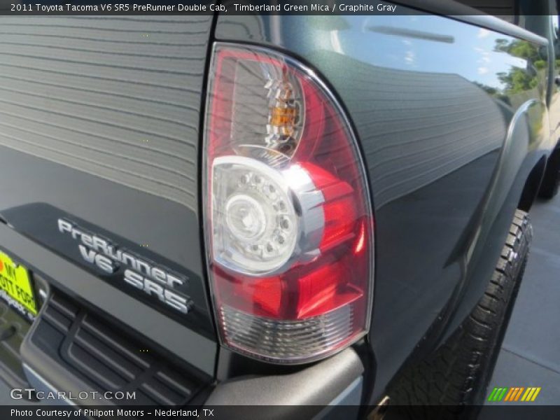 Timberland Green Mica / Graphite Gray 2011 Toyota Tacoma V6 SR5 PreRunner Double Cab