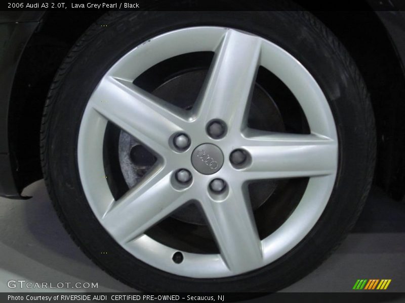 Lava Grey Pearl / Black 2006 Audi A3 2.0T