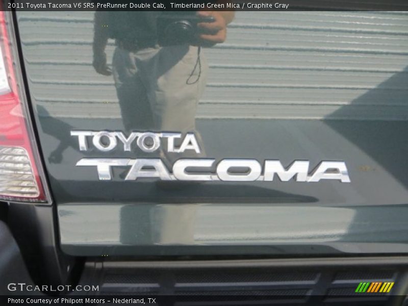 Timberland Green Mica / Graphite Gray 2011 Toyota Tacoma V6 SR5 PreRunner Double Cab