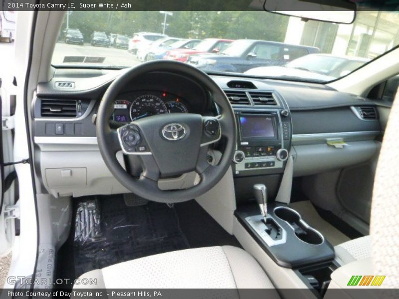 Super White / Ash 2014 Toyota Camry LE