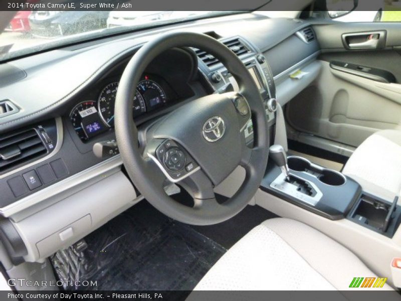 Super White / Ash 2014 Toyota Camry LE
